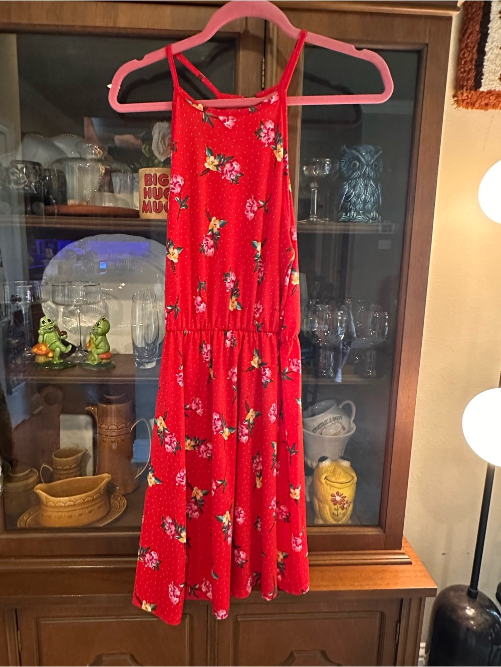 Medium Red French Grey Tula Dress